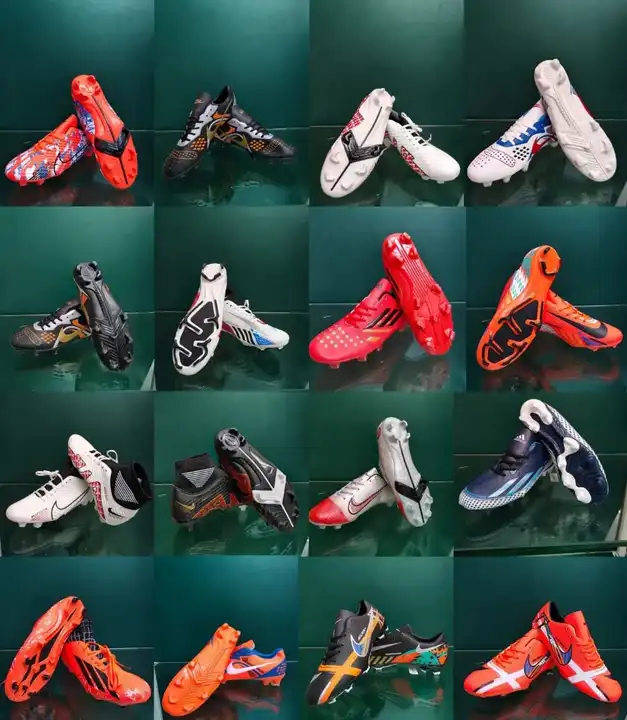 Branded football shoes uploaded by Jehovah sports wholesale on 6/7/2023