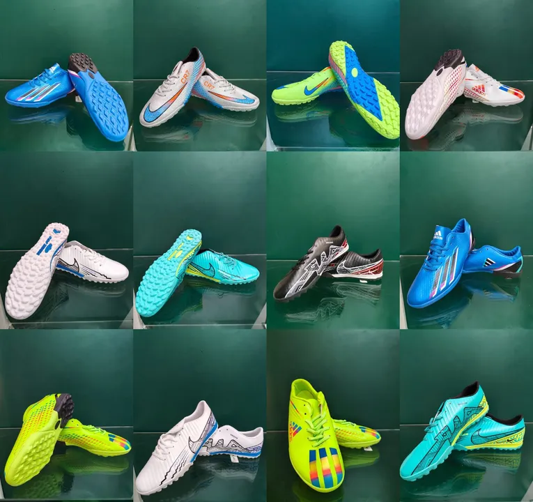 Branded football shoes uploaded by Jehovah sports wholesale on 6/7/2023