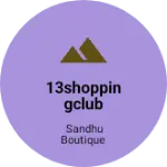 Business logo of 13shoppingclub