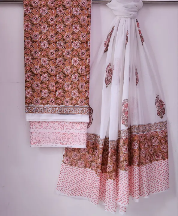 Cotton suit set  uploaded by Bagru Hand Block Print Jaipur on 6/7/2023