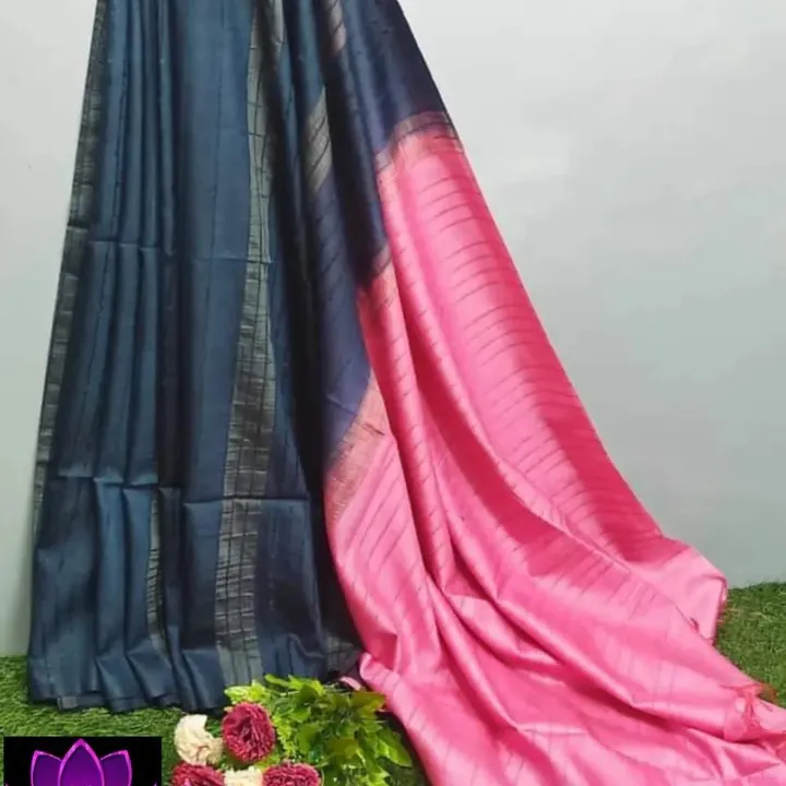 Semi tussar handloom saree  uploaded by Peehu handloom  on 6/7/2023