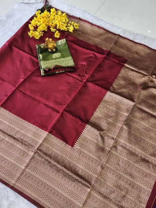 Rich pallu with allover zari weaving design saree  uploaded by DHANANJAY CREATIONS on 6/7/2023