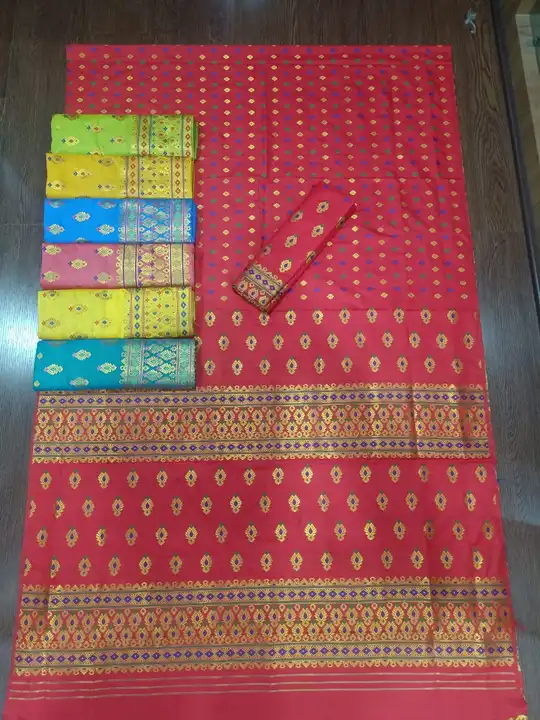 Traditional Mekhela Chador Saree uploaded by Noviah Fabrics & Beyond on 6/7/2023
