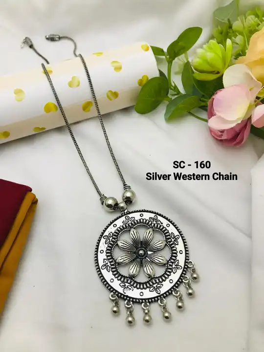 Silver chain pendant  uploaded by Shreevari fashion on 5/30/2024