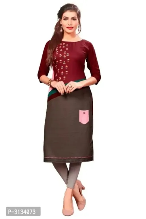 Printed Crepe Festive & Party Straight Kurta uploaded by Sneaky Offers on 6/7/2023