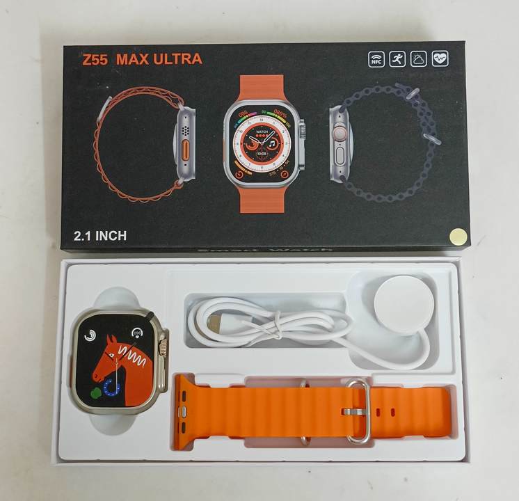 Z-55 Max Ultra Luxury Design Smart 🤓 Watch ⌚ uploaded by navin rajpurohit Ahmedabad  on 6/7/2023