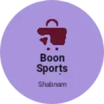 Business logo of Boon sports and fitness