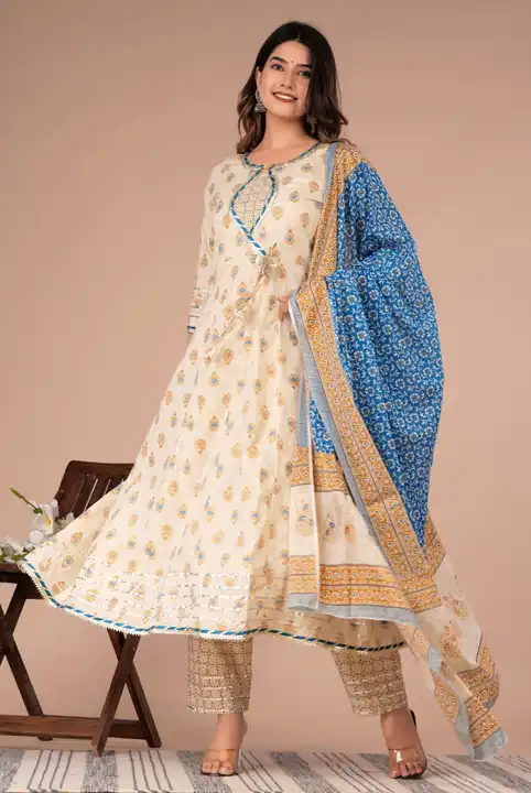 Anarkali suit  uploaded by Jaipuri Fashion Point  on 6/7/2023