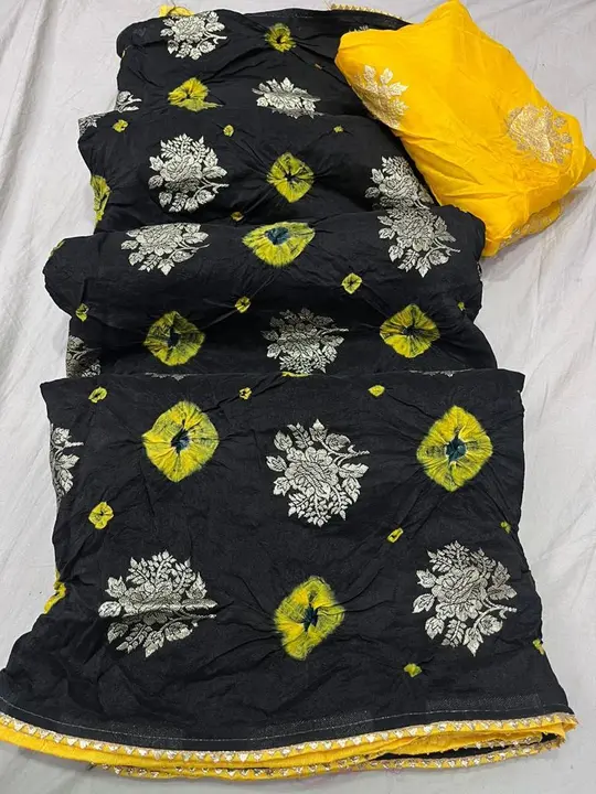 Pure dola fabric saree uploaded by Narayan and sons jaipur rajasthan india on 6/7/2023