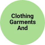 Business logo of Clothing garments and textail