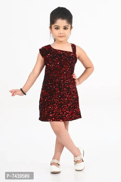 Girls Red Cotton Blend Frocks   uploaded by business on 6/7/2023