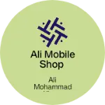 Business logo of ALI mobile shop