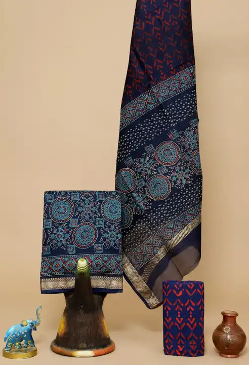 Exclusive New Hand block printed Maheshwari Silk zari border Suits Pieces👌👌

Top nd dupttas Mahesh uploaded by Kartik fab& printer,s on 6/7/2023