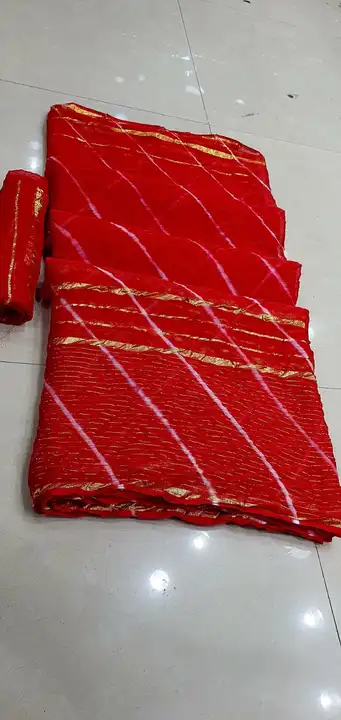 Today sale price 😉
🔱🔱🕉️🕉️🕉️🔱🔱🔱 
👉 Najveen lurex zari saree
👉 Fancy colour single dai
👉 H uploaded by Gotapatti manufacturer on 6/7/2023