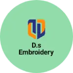 Business logo of D.S EMBROIDERY