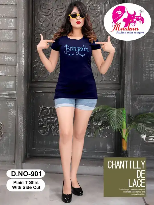 Cotton T-shirts For Girl's  uploaded by FASHION MART on 6/8/2023