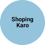 Business logo of Shopping Karo