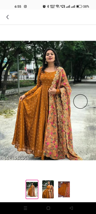 Queen gown dupatta set uploaded by Trinity designers on 6/8/2023