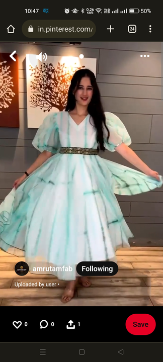 Shibori dress uploaded by Trinity designers on 6/8/2023