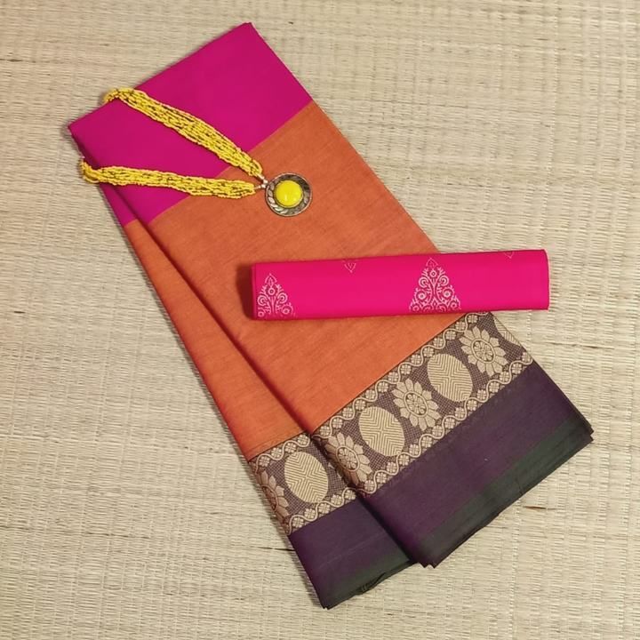 Pure cotton uploaded by Tejaswani cotton sarees on 3/13/2021