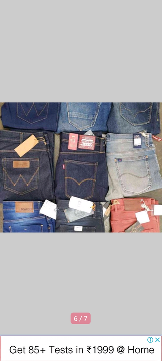 Denim jeans  uploaded by HOTSHOTS @ FABRIC. GARMENTS MANUFACTURER LIMITED  on 6/8/2023