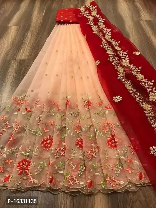 Trendy Women Net Semi Stitched Lengha Cholis Set uploaded by VAIBHAV COLLECTIONS on 6/8/2023
