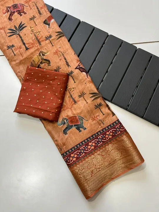 Tussar Silk Sarees - Kalamkari Series 🧚‍♀

💐💐Fabric : Pure Tusser Silk saree with elegant Kalamka uploaded by Divya Fashion on 6/8/2023