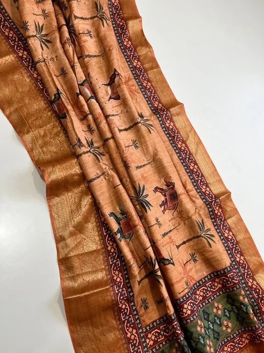 Tussar Silk Sarees - Kalamkari Series 🧚‍♀

💐💐Fabric : Pure Tusser Silk saree with elegant Kalamka uploaded by Divya Fashion on 6/8/2023