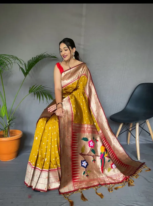 Pathini sarees  uploaded by SS fashion world on 6/8/2023