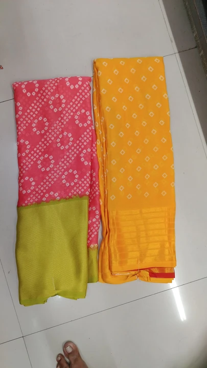 Brasso sarees uploaded by Shree bhole sarees on 6/8/2023
