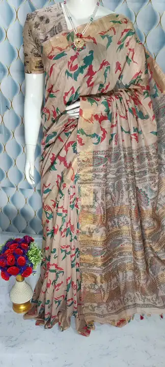 Baswada silk saree uploaded by Sharka Fabrics on 6/8/2023