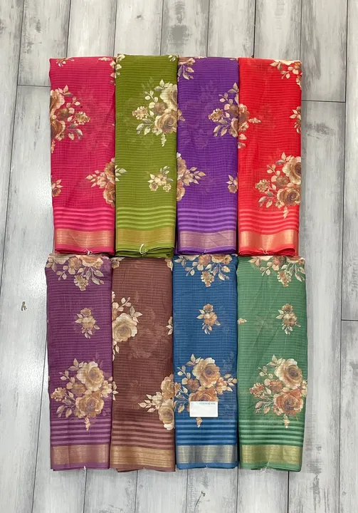 New arrivals.

Fabric smooth summer special cotton with beautiful print + self stripes   uploaded by SHUBH DESIGNER STUDIO on 6/8/2023