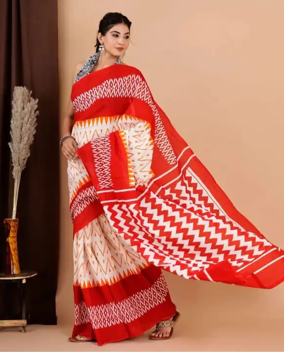 Pure Mulmul Cotton Sarees  uploaded by Ethnic24 on 6/8/2023