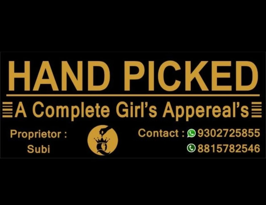 Visiting card store images of HAND PICKED GIRL'S APPEREAL