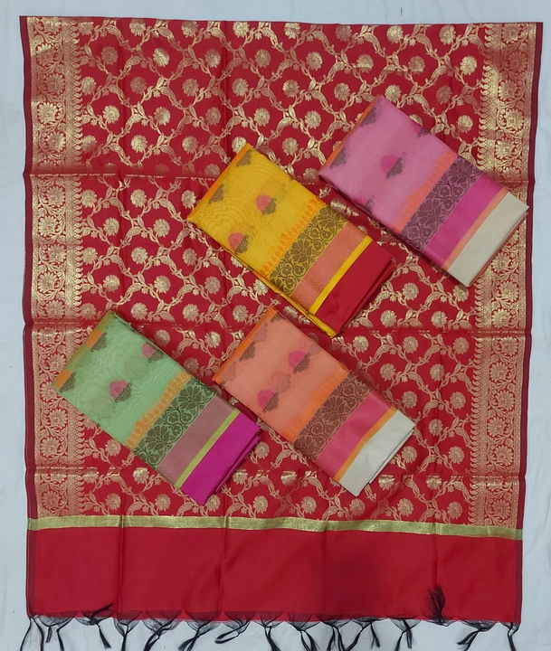 Banarasi Suit Pice uploaded by S.k. Textiles on 6/8/2023