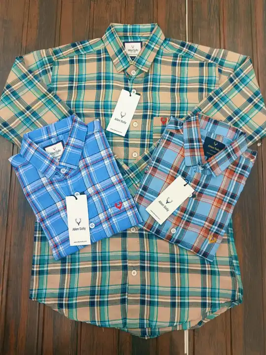 Check shirt twill cotton  uploaded by Patel knitwear on 6/8/2023