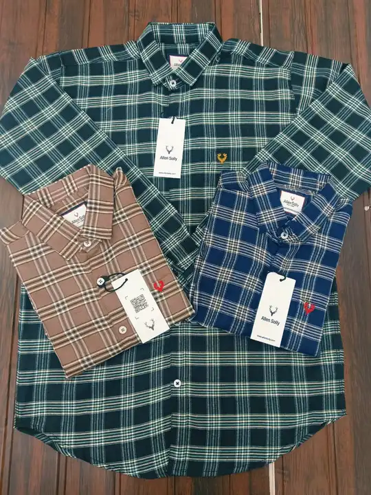 Check shirt twill cotton  uploaded by Patel knitwear on 6/8/2023