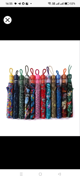 Natural Umbrellas 2fold print  uploaded by Ratnam trading company on 6/8/2023