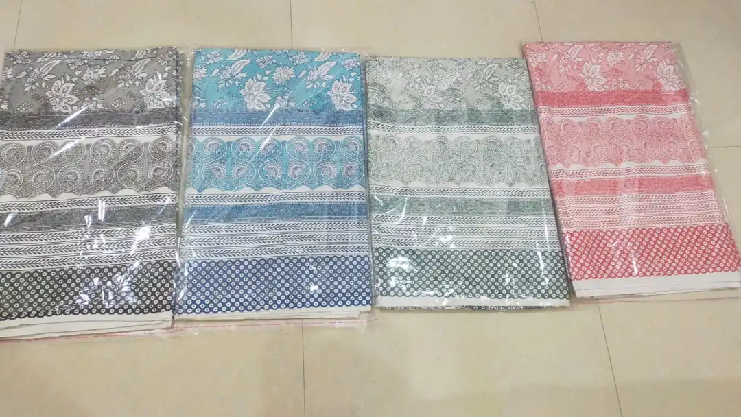 Cotton bedsheet  uploaded by Anukrati export on 6/8/2023