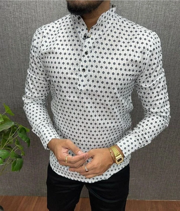 Kurta type shirt for men  uploaded by JP BRANDCHOISE on 5/29/2024