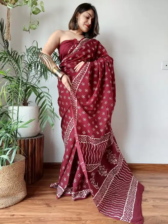 Cotton sarees uploaded by business on 6/8/2023