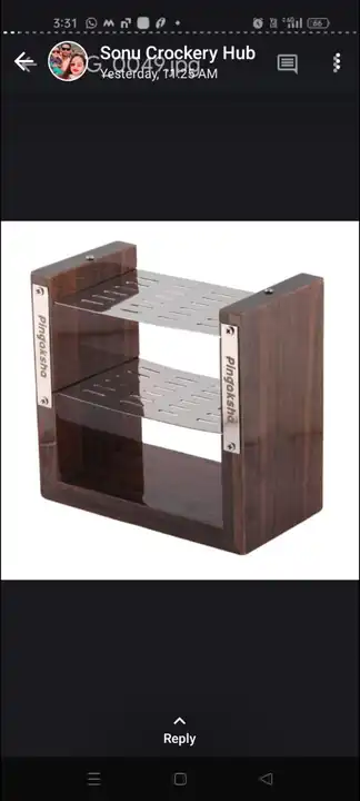 Wooden cutlery stand  uploaded by Sai agencies on 6/8/2023