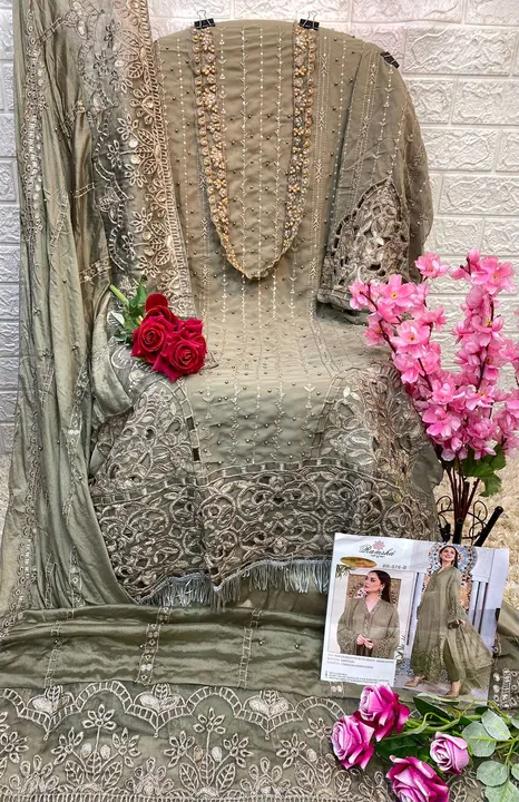 *RAMSHA..PRESENT*

*🌻R-576 nx🌻*

RATE : - *1350 ₹*+GST

FABRICS DETAIL:-
TOP:- *GEORGET HEAVY EMBR uploaded by A2z collection on 6/8/2023