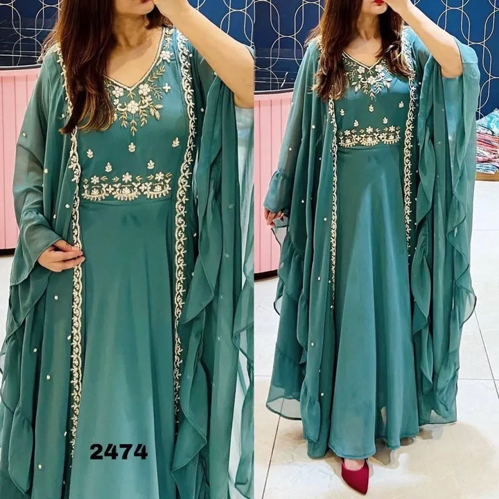 LC 1015

♥️ PRESENTING NEW DESIGNER  EMBROIDERED ANARKALI GOWN ♥️

♥️ GOOD QUALITY EMBROIDERED GEORG uploaded by A2z collection on 6/8/2023