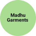 Business logo of Madhu garments