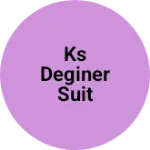 Business logo of Ks deginer suit