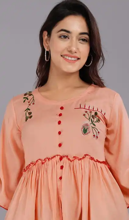 Rayon Embrodiery Top  uploaded by Rupru Fashion Private Limited on 6/8/2023