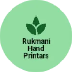 Business logo of Rukmani hand printars