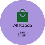 Business logo of All kapda