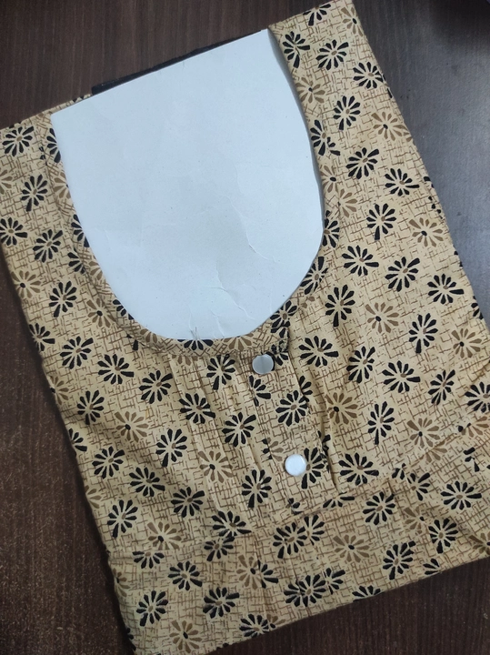 Jaipuri printed cotton 2 button nighty night gown  uploaded by Narsinh Enterprises on 6/8/2023